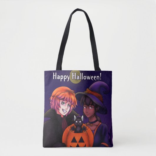 ハッピーハローウィンコスチューム トートバッグ (正面)