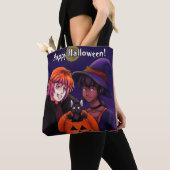 ハッピーハローウィンコスチューム トートバッグ (クローズアップ)