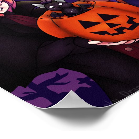 ハッピーハローウィンコスチューム ポスター (角)