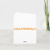 ハッピーハローウィンコメディーマスク カード (裏面)
