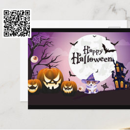 ハッピーハローウィンコルギウィッチ ポストカード