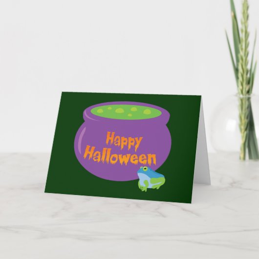 ハッピーハローウィンコルドロン カード (正面)