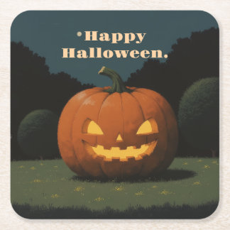 ハッピーハローウィンコースター スクエアペーパーコースター