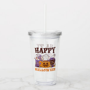 ハッピーハローウィンコーヒービール アクリルタンブラー