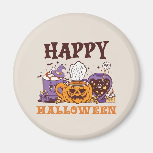 ハッピーハローウィンコーヒービール マグネット (正面)