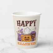 ハッピーハローウィンコーヒービール 紙コップ (裏面)