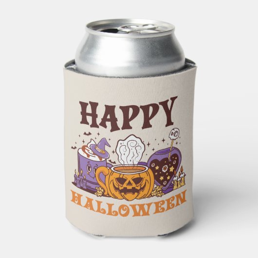 ハッピーハローウィンコーヒービール 缶クーラー (缶正面)