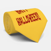 ハッピーハローウィンゴア文字 ネクタイ (ロール)