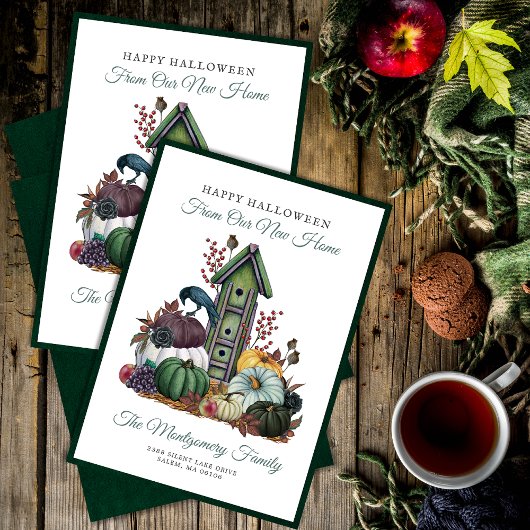 ハッピーハローウィンゴシックニューホームホリデームービング 案内状