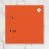 ハッピーハローウィンゴシックブラックオレンジ フェイバータグ (裏面)