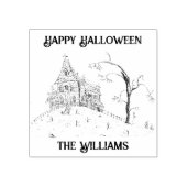 ハッピーハローウィンゴーストフィルハ幽霊のよく出るウス ラバースタンプ (インプリント)