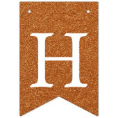 ハッピーハローウィンゴールドフォイルグリッターバンティングバナー バンティングフラッグ (第1の旗)