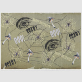 ハッピーハローウィンサイケデリックキノコ型 薄葉紙