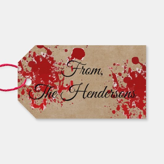 ハッピーハローウィンサンキューギフトラベル ギフトタグ (裏面横)