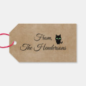 ハッピーハローウィンサンキューギフトラベル ギフトタグ (裏面横)