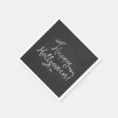 ハッピーハローウィンシャルボードチョークホリデーパーティー スタンダードカクテルナプキン (角)