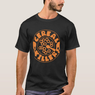 ハッピーハローウィンシリアルキラースカルミールTシャツ Tシャツ
