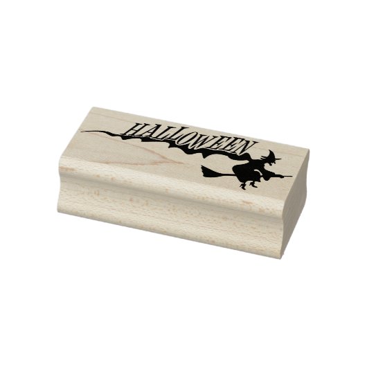 ハッピーハローウィンシルエットアートスタンプ ラバースタンプ (スタンプ)