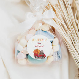 ハッピーハローウィンシールキャンディ&クッキーバッグ ラウンドシール