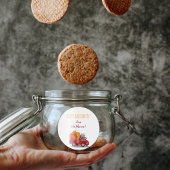 ハッピーハローウィンシールキャンディ&クッキーバッグ ラウンドシール