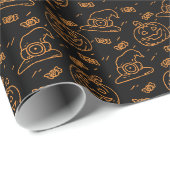 ハッピーハローウィンジットパターン | ラッピングペーパー (ロールコーナー)