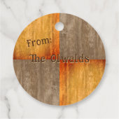 ハッピーハローウィンジャックオランタンパンプキンメッセージカード フェイバータグ (裏面)