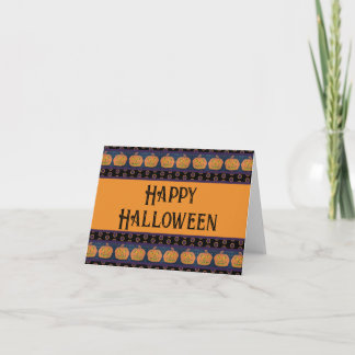 ハッピーハローウィンジャックオランタン カード
