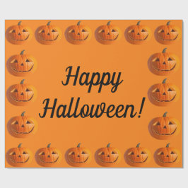 ハッピーハローウィンジャックオーランタンラッピング紙 ラッピングペーパー