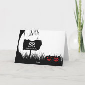 ハッピーハローウィンジャックザランタンパンプキンズカード カード (裏面)