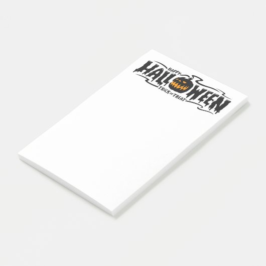 ハッピーハローウィンジャック・オランタン ポストイット (アングル)