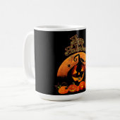 ハッピーハローウィンジャック・オ・ランタン コーヒーマグカップ (正面左)