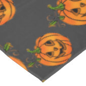 ハッピーハローウィンジャック・オ・ランタン、トリート テーブルクロス (アングル)