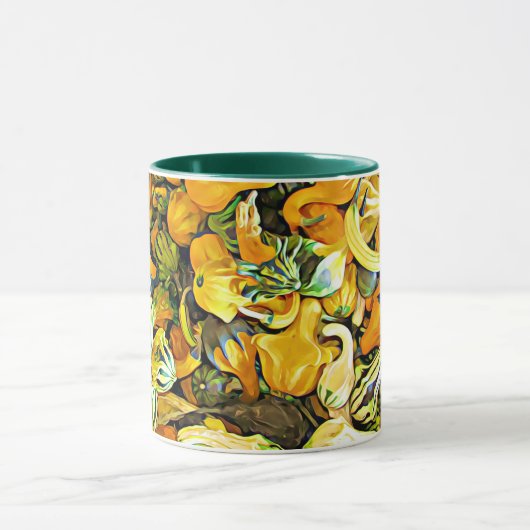 ハッピーハローウィンスカッシュアンドガールコーヒーマグ マグカップ (中央)