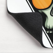 ハッピーハローウィンスカル マウスパッド (コーナー)