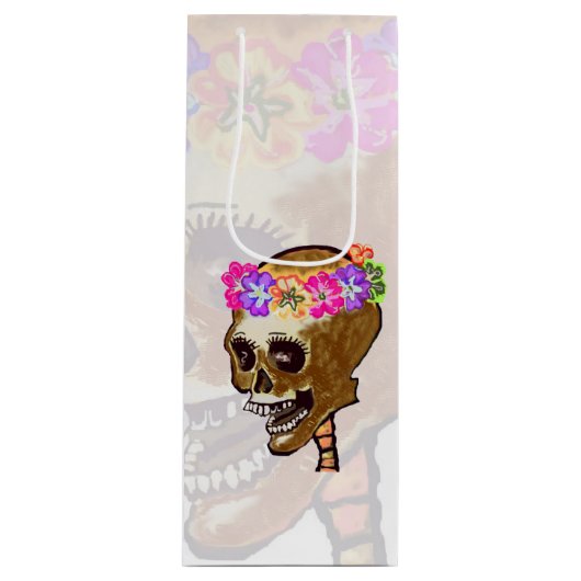 ハッピーハローウィンスカル ワインギフトバッグ (正面)