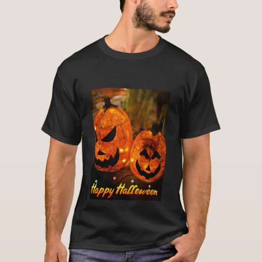 ハッピーハローウィンスケアハロウィーン Tシャツ (正面)
