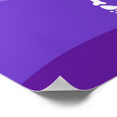 ハッピーハローウィンスケルトンのポスター ポスター (角)