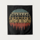 ハッピーハローウィンスケルトンダンス タペストリー (正面)