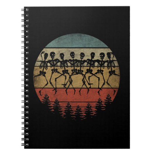 ハッピーハローウィンスケルトンダンス ノートブック (正面)