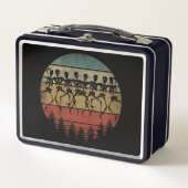 ハッピーハローウィンスケルトンダンス メタルランチボックス (正面)