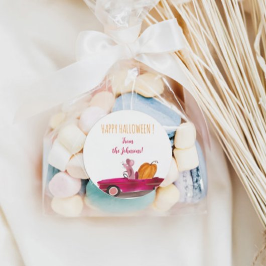 ハッピーハローウィンスタンプキャンディ&クッキーバッグ ラウンドシール
