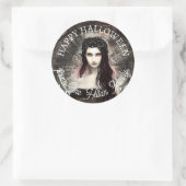 ハッピーハローウィンスチームパンクゴシック落ちたエンジェル ラウンドシール (バッグ)