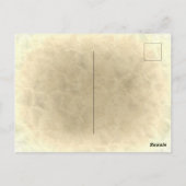 ハッピーハローウィンスチームパンクスパイダー ポストカード (裏面)