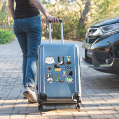 ハッピーハローウィンステッカーセット シール (スーツケースインサイチュ)