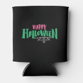 ハッピーハローウィンスパイダーウェブクーラーボックス 缶クーラー (正面)