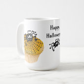 ハッピーハローウィンスパイダーカップケーキマグ コーヒーマグカップ (正面左)