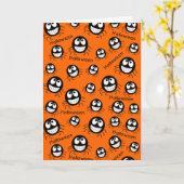 ハッピーハローウィンスパイダーコラージュ カード (黄色い花)