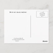 ハッピーハローウィンスパイダースはがき ポストカード (裏面)