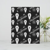 ハッピーハローウィンスパイダーズ&コーヒースクラップブック紙 (スタンド正面)