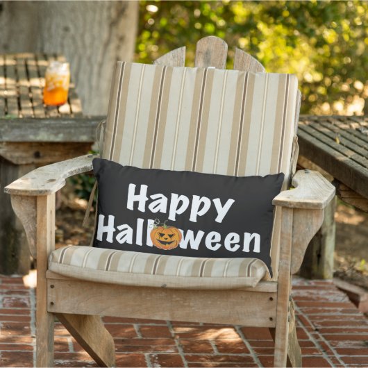 ハッピーハローウィンスプクトカンプキンジャックランタン アウトドアクッション (椅子)